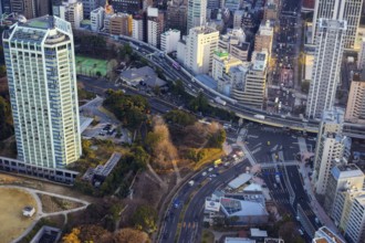 Aerial view of tokyo, japan