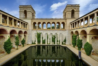 The Belvedere on the Pfingstberg in Potsdam with its park