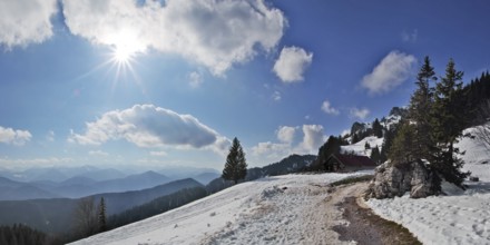 Brauneck in winter, Bavarian Prealps