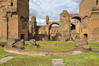 A picture of Caracalla's thermal bath in Rome