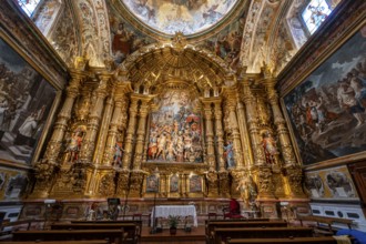 Chapel of the Saints Martyrs, Emeterio and Celedonio, rococo altarpiece of the decoupling of the