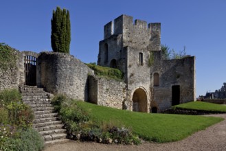 Chateau, gate tower inside