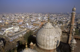 Delhi's great Masjid-i Jahan-Numa, commonly known as the Jama Masjid or Friday Mosque is the