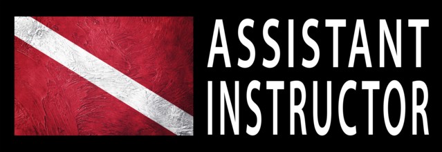 Assistant Instructor, Diver Down Flag, Scuba flag, Scuba Diving