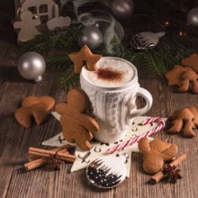 Christmas chocolate drink