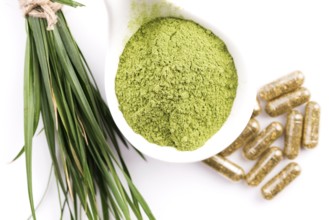 Young barley graß Detox superfood
