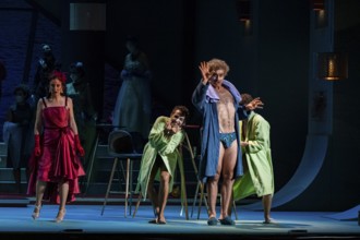 Opera L'elisir d'amore, Donizetti, Teatre Principal, Palma, Majorca, Balearic Islands, Spain