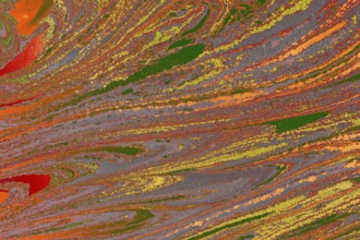 Abstract colored background. Marbling of aqueous surface design