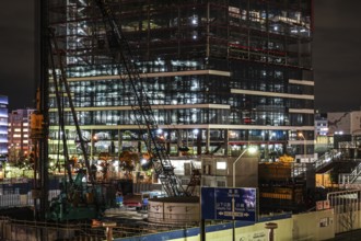 Building of the image of under construction. Shooting Location: Yokohama-city kanagawa prefecture