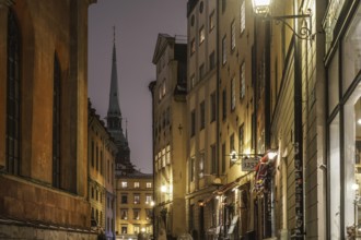 Gumlastan Old Town cityscape (Stockholm). Shooting Location: Sweden, Stockholm