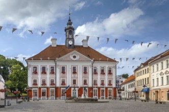 Tartu Town Hall is the seat of the city government of Tartu, Estonia. It is located on Town hall
