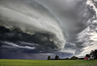 Prairie Storm Clouds Canada Saskatchewan Dramatic Summer