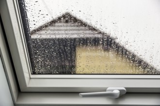 Rain on skylight, symbol for daylight, sound insulation, thermal insulation, modernisation Austria