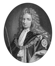 Robert Harley, 1st Earl of Oxford and Earl Mortimer, 1661-1724, a British politician and statesman