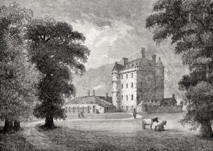 Melville Castle, 1776, Midlothian, Edinburgh, Scotland, United Kingdom