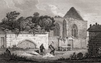 St Triduana's Chapel, Restalrig Collegiate Church, Views in Edinburgh by J. & H. S. Storer