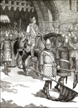 Departure of bishop Odo from Rochester, Odo I, Earl of Kent, early 1030s - 1097, Bishop of Bayeux,