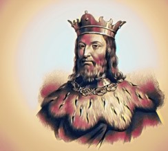 Clovis, Chlodovechus, Chlodwig I., Chlodowech, 466-511, King of the Franks of the Merovingian