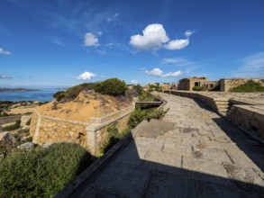 A picture of the abandoned military base of Capo D'Orso