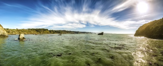 Rocky Beach Landscape, Color Image, Pacific Northwest