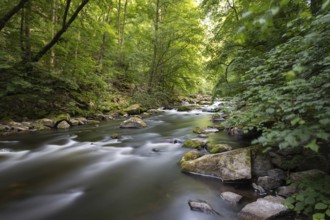 The Bode Valley in the Harz hiking paradise of Thale
