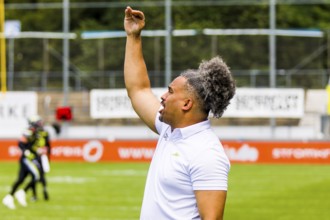 ELF/ Game: Panthers Wroclaw at Stuttgart Surge on 21. Juny. 2024, in the Gazi Stadium, Stuttgart,