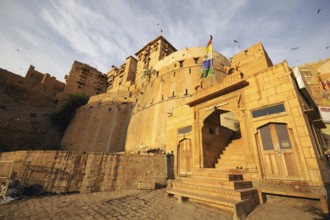 Front view of Jaisalmer fort, Rajasthan, India