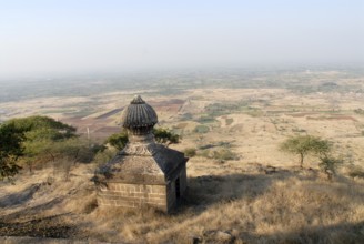Small temple in the compound of Bhuleshvar temple, Taluka Purander, District Pune, Maharashtra,