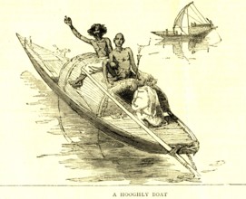 A Hooghly boat, Hooghly, West Bengal, India
