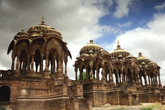 Cenotaphs of marwar rajput maharaja, Jodhpur, Rajasthan, India