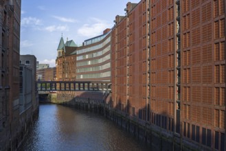 Hamburg Speicherstadt on the canal