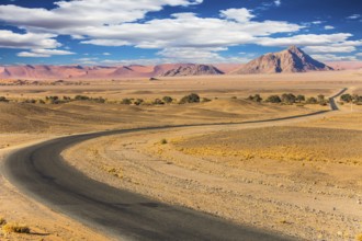 The most ancient desert in the world is Namib. The highway passes through the park. The concept of