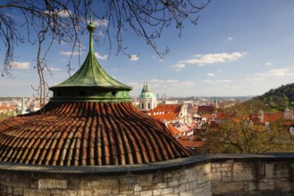View from Garden of Paradise near Prague Castle - HDR Photo