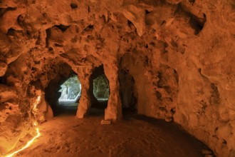 Underground walkway in Quinta de Regaleira, Sintra, Portugal