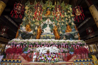 Golden Buddha, House of Prayer, Longhua Temple, Shanghai, People's Republic of China