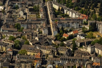 Residential buildings in Wuppertal Wichlinghausen, on Leonhardstraße in North Rhine-Westphalia,