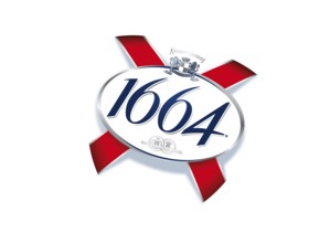 Rotated to right, Kronenbourg 1664 logo, Drink, Logo