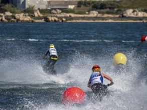 Olbia, Italy - September 16 - 20192 Aquabike world Championship gran prix of Italy