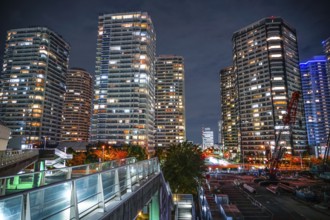 Construction site of the Yokohama Minato Mirai. Shooting Location: Yokohama-city kanagawa