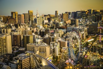 Sunset from the Bunkyo Civic Center (Tokyo area). Shooting Location: Tokyo metropolitan area
