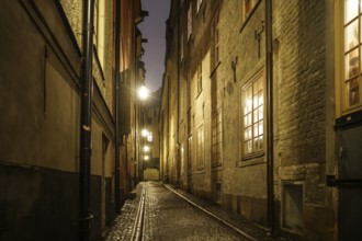 Gumlastan Old Town cityscape (Stockholm). Shooting Location: Sweden, Stockholm