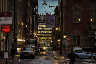 Gumlastan Old Town Alley (Stockholm). Shooting Location: Sweden, Stockholm