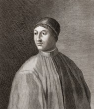 Agnolo Ambrogini, nickname Poliziano, 1454 – 1494, an Italian classical scholar and poet of the