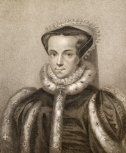 Mary I or Bloody Mary, 1516 - 1558, Queen of England and Ireland from 1553 until 1558, Maria I.