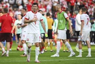 BERLIN, GERMANY - JUNE 21, 2024: Euro 2024 Groupe D match Poland vs Austria 1:3. Robert Lewandowski