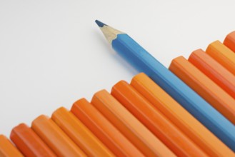 Collection of colorful pencils as a background picture