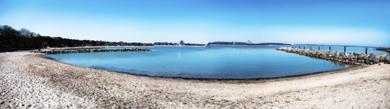 Timmendorf beach, towards Niendorf, Schleswig-Holstein, Germany