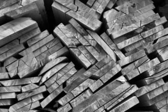 Pile of beech wood, Germany