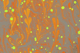 Abstract marbling floral pattern for fabric, tile design. background texture