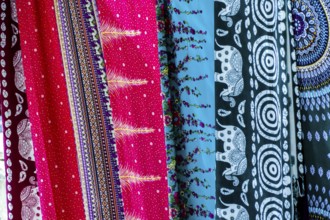 Set of seamless patterns, digital photo picture as a background